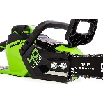 Цепная пила аккумуляторная (2005707UA) GreenWorks GD40CS15, 40V, 35 см, бесщеточная, 1,5 КВТ, с АКБ 2АЧ и ЗУ, фото3