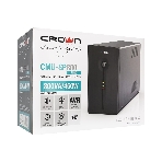 Источник бесперебойного питания Crown CMU-SP800EURO/800 ВА/450 Вт/1 х IEC 320 C13 (компьютерная), 3 х CEE 7 (евророзетка), фото3