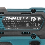 Гайковерт акк Makita TW141DZ (уд),12В,Li-ion,0-3200у\м,145Нм,квадрат1\2',1.1кг,кор,подсв,M8-M16,б\а, фото7