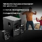 Микросистема Hyundai H-MS1404 черный 30Вт FM USB BT SD, фото7