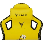 Кресло Knight Craft Dragon желтый, экокожа, 120 кг, механизм качания, фото10