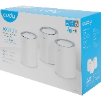 Бесшовный Mesh роутер Cudy M1800(3-Pack) AX1800 10/100/1000BASE-TX белый (упак.:3шт), фото3