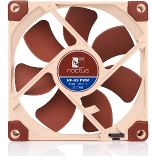 Вентилятор корпусной Noctua NF-A9 PWM, 92 мм, 2000 об/мин, 22.8 дБ, 4 pin PWM, без подсветки
