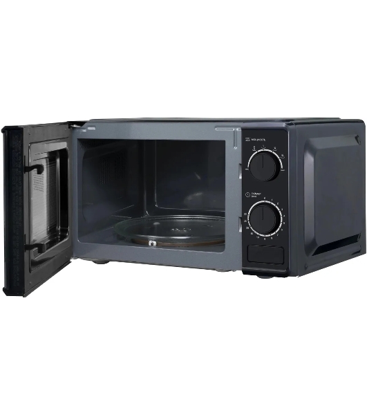 Микроволновая печь Hyundai HYM-M2096 черный, 20 л, 700 Вт, переключатели - поворотный механизм