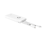 Портативный аккумулятор Powerbank Perfeo ABSOLUTE 10000mah In Micro usb,USB/Out USB,Micro usb,Type-C,Lightning, 2.1А/белый (PF_B4879), фото2