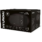 Микроволновая печь Hyundai HYM-M2096 черный, 20 л, 700 Вт, переключатели - поворотный механизм, фото4