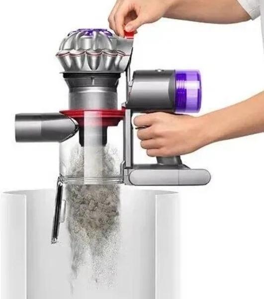 Пылесос Dyson V8 Absolute SV25 желтый/никель, питание от аккумулятора, 115 Вт, уборка сухая, пылесборник 0,54 л