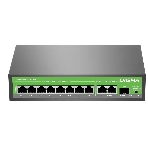 Коммутатор Digma DSP208G-2G-1S-T120 (L2), 10×1 Гбит/с, неуправляемый, фото 1