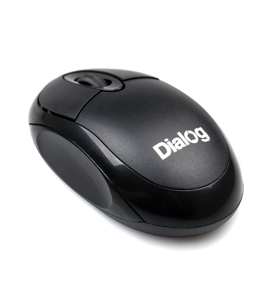 Мышь беспроводная Dialog Comfort MROC-10U черный, 1200 dpi, радиоканал, USB, кнопки - 3