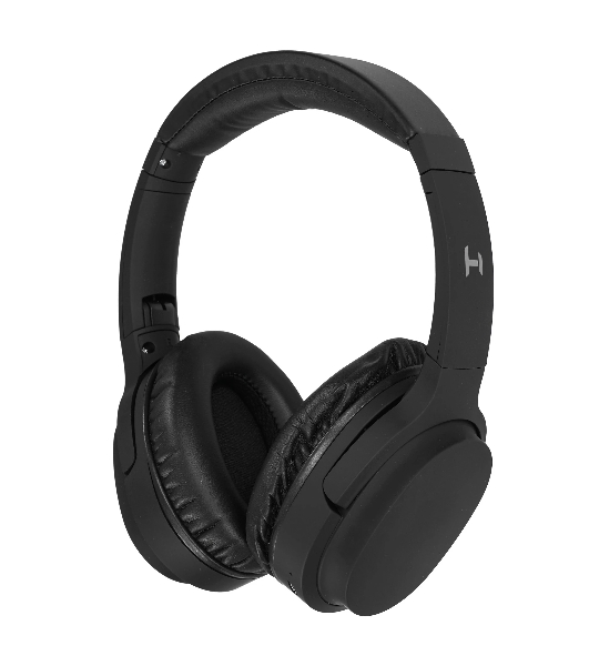 Беспроводные/проводные наушники Harper HB-707 черный, накладные, Bluetooth + проводной, складная конструкция, до 8 ч