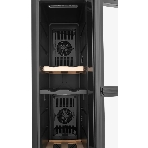 Винный шкаф ZÜGEL ZTWF181DB черный, 49 л, 2 отсека, 18 бут., фото5