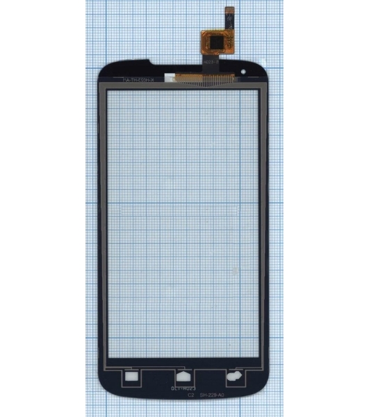 Сенсорное стекло (тачскрин) для Huawei Ascend Y520 (D2Y520-U22), черное