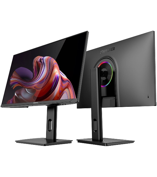 Монитор 27' Aiwa MD2711 IPS 1920x1080, 240 Гц, 1 мс, 16:9, 300 кд/м², 2xHDMI 2.0, 2xDP 1.2, 3.5 Jack, динамики (2x3 Вт), FreeSync, G-Sync, черный