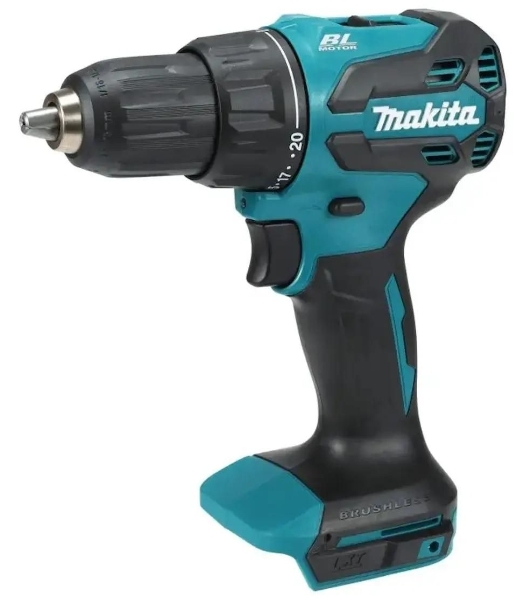 Дрель-шуруповерт Makita DHP490SF1J, 18 В, 3 Ач, 50 Нм, бесщеточный, ударный