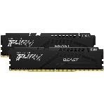 Оперативная память Kingston Fury Beast, DDR5, 32GB (2x16GB), 5600MHz, CL36, DIMM, с радиаторами, черный, фото 1