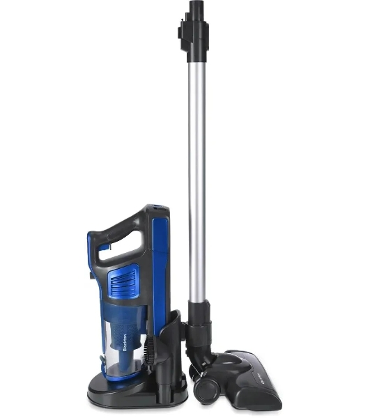 Пылесос вертикальный Blackton Bt VCA1401B черный/синий, питание от аккумулятора, 25 Вт, уборка сухая, пылесборник 0.6 л, работа от АКБ max 40 мин
