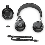 Гарнитура JLab Epic Work ANC Wireless Duo with Stand чёрный, беспроводная, Bluetooth/радиоканал/USB-C, ANC (шумоподавление), до 9 м, в комплекте подставка, фото5