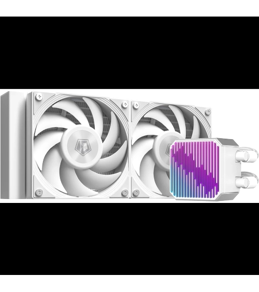 Система жидкостного охлаждения ID-Cooling DX240 Max белый 120мм алюминий+медь 2150rpm 32.5db 4-pin 300W