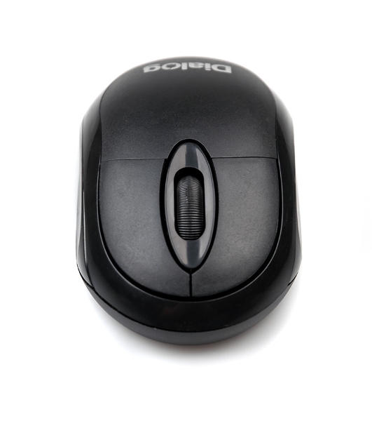 Мышь беспроводная Dialog Comfort MROC-10U черный, 1200 dpi, радиоканал, USB, кнопки - 3
