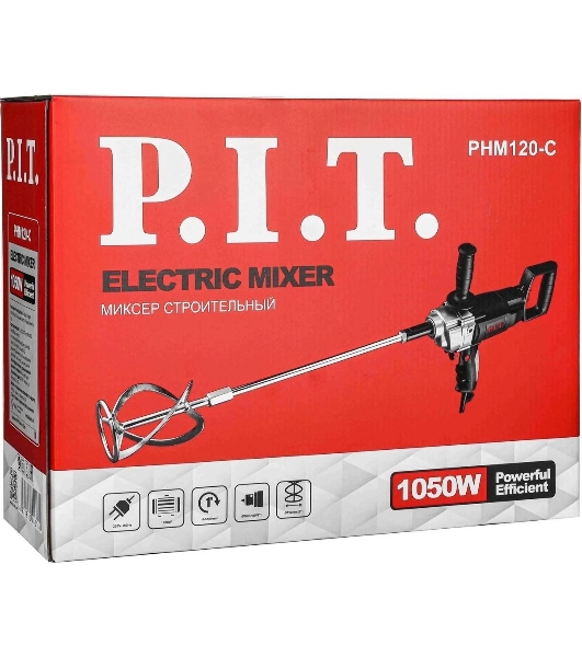 Дрель-миксер PHM120-C P.I.T., шт