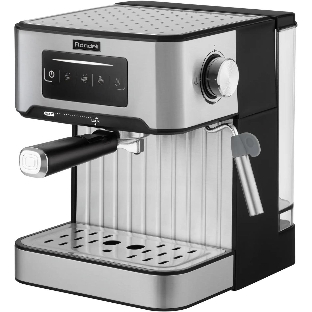 Кофеварка рожковая Rondell RDE-1106 серебристый, исп. кофе - молотый, 1.6 л, 850 Вт, 20 бар