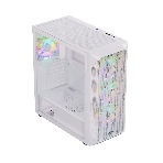 Компьютерный корпус ABR Quantum белый (1хUSB Type-C, 2хUSB 2.0, HD Audio, 4xRGb Fan, ATX, E-ATX), фото9