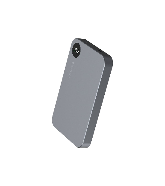 Портативный аккумулятор QUMO Future Magnetic PowerAid 5000mAh W15 темно-серый FMPA-5C-S1