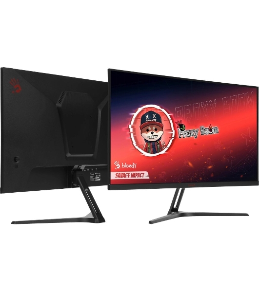 Монитор 27' Bloody MN270F IPS 1920x1080, 180 Гц, 1 мс, 16:9, 300 кд/м², 2xHDMI, 1xDP, 1x3.5 мм, черный