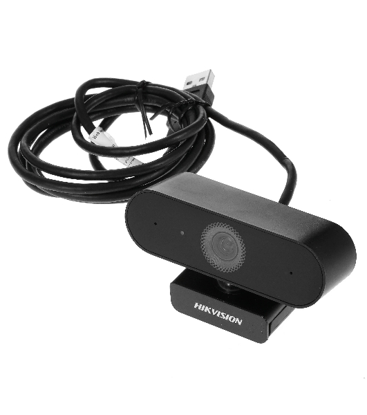 Веб-камера Hikvision DS-U02 1920x1080, 30 кадр/с, USB, микрофон, крепление на мониторе