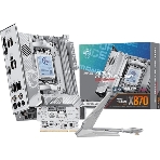 Материнская плата MSI MPG X870I EDGE TI EVO WIFI, AM5, AMD X870, 2xDDR5 (до 128 ГБ), 2xSATA, 3xM.2 (1xPCIe 5.0, 2xPCIe 4.0), 1xPCIe 5.0 x16, 1xHDMI, 1x5Gb LAN, Wi-Fi 7, Bluetooth 5.4, 2xUSB-C 40Gbps (USB4), 1xUSB-C 10Gbps, 5xUSB-A 10Gbps, 3x3.5 мм + S/PDIF оптический, 7.1, белый/серебристый, Mini-ITX, фото 1