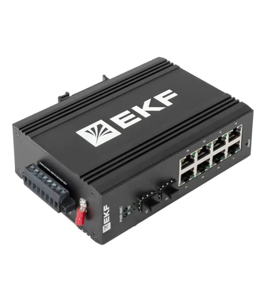 Коммутатор EKF TSX-ML2-2GX/SFP-8GT, 8×1 Гбит/с + 2×1 Гбит/с SFP, управляемый