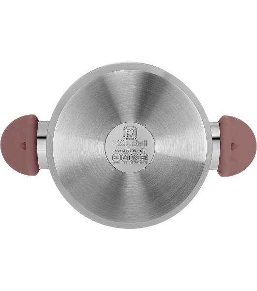 Кастрюля Rondell Bueno RDS-1588 (ST) сталь 1588 Кастрюля с/кр 24 см 4,8 л Bueno Rondell