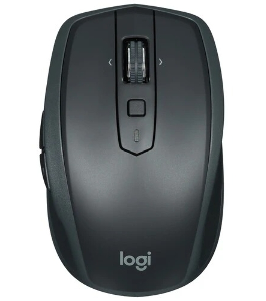Мышь беспроводная Logitech MX Anywhere 2S графитовый, 4000 dpi, радиоканал, Bluetooth, USB, кнопки - 6