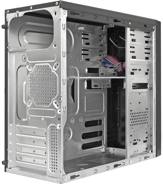 Компьютерный корпус Minitower ExeGate EX299312RUS MA-373X-UNS500 (mATX, БП UNS500 с вент. 12см, 2*USB, аудио, черный)
