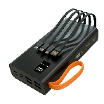 Портативный аккумулятор More choice (4620202550576) PB22-30 с кабелем 2USB 2.1A - 30000mAh черный, фото4