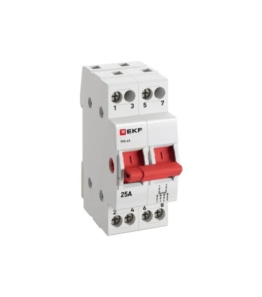 Переключатель трехпозиционный ТПС-63 2P 25А PROxima EKF TPS225