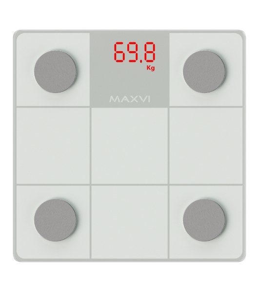 Весы напольные Maxvi BS101 белый