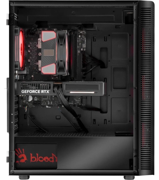Компьютер Bloody BD-PC CB76T2 TWR i7 14700F (2.1) 32Gb SSD 1Tb RTX 5070 12Gb Windows 11 Home 64 GbitEth 650W черный (RUS) (2141987)