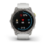 Умные часы Garmin Epix (Gen 2) Sapphire, 1.3' AMOLED, Wi-Fi, Bluetooth, ANT+, GPS, IPX8, титановый белый, фото6
