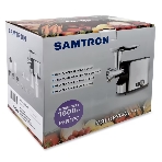 Мясорубка электрическая Samtron MG-105 серебристый , 1600 Вт, 1.6 кг/мин, реверс, защита от перегрузки, насадки - 8, фото3