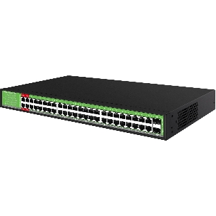 Коммутатор Digma DSP248G-2S-R800 V1, 48×1 Гбит/с + 2×1 Гбит/с SFP, неуправляемый