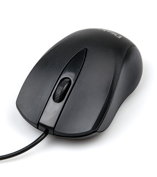Мышь проводная Dialog Comfort MOС-15U черный, 1200 dpi, USB, кнопки - 3