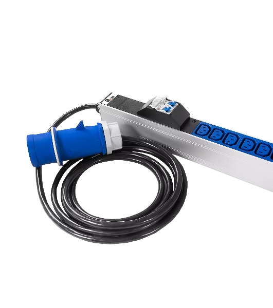 Блок силовых розеток Rem Rem-32, IEC 60320 С13 х 36, IEC 60320 С19 х 6, вход IEC 309, шнур 3 м, 1 863мм, однофазный 32А, автомат + индикатор, серый, 2