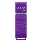 Флешка USB Smartbuy Quartz Violet (SB64GBQZ-V), 64Gb, USB 2.0, R/W 25/15, фиолетовый, фото 1
