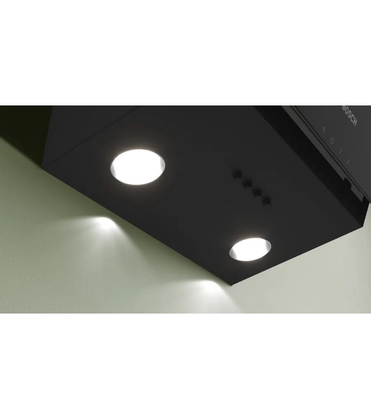 Вытяжка наклонная Bosch DWK63PJ60T чёрный, 60 см, 360 м³/ч, 54 дБ