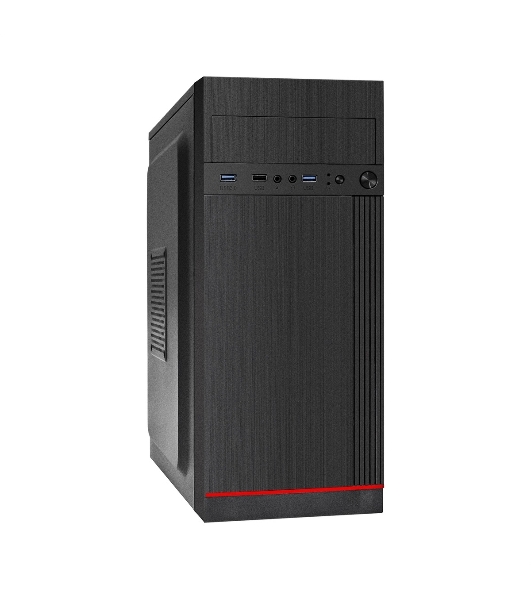 Компьютерный корпус Miditower ExeGate AA-442U2-AA400 (ATX, AA400 8 см, 1хUSB+2хUSB 3.0, аудио, черный)