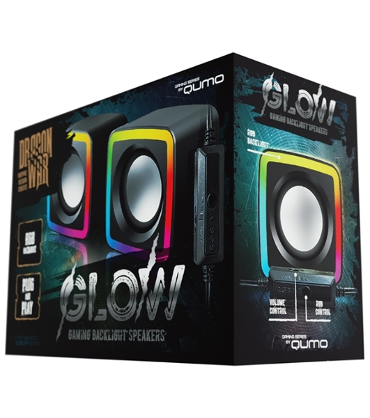 Активная акустическая система 2.0 Qumo GLOW AS014