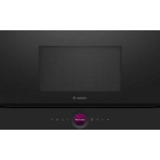 Встраиваемая микроволновая печь Bosch BEL7321B1 900Вт, 5 режимов, кварцевый гриль,инвертер, 21 л, черный, петли слева
