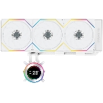 Система жидкостного охлаждения Lian-Li HydroShift II LCD-C 360TL ARGB Soc-AM5/AM4/1700/1851 белый 4-pin 33dB Al+Cu LCD Ret (G89.GHS2LCD36TW.R0), фото 1