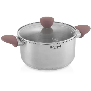 Кастрюля Rondell Bueno RDS-1588 (ST) сталь 1588 Кастрюля с/кр 24 см 4,8 л Bueno Rondell
